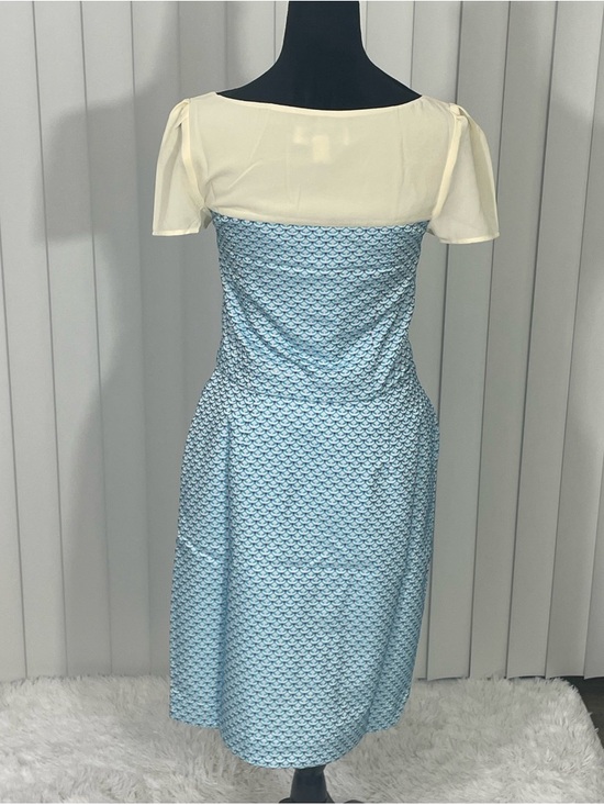 ALICE’S PIG Brooke’s Bavaria Polka Dot Button-Front Pencil Skirt Set Pastel Blue - Picture 5 of 12